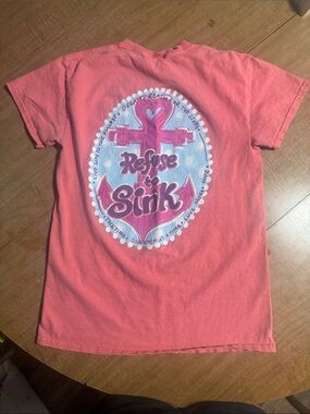 Refuse to Sink Coral Graphic Tee - Kids